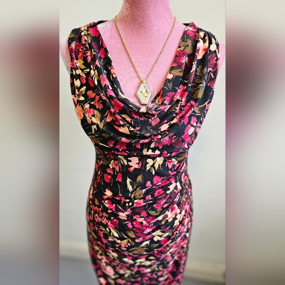 Anne Klein sleeveless floral print summer dress. Size Small - Picture 2 of 10